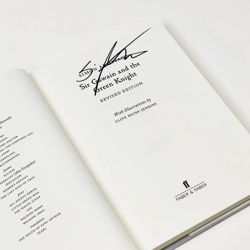 Sir Gawain and the Green Knight by Simon Armitage - signed hardback - Image 5