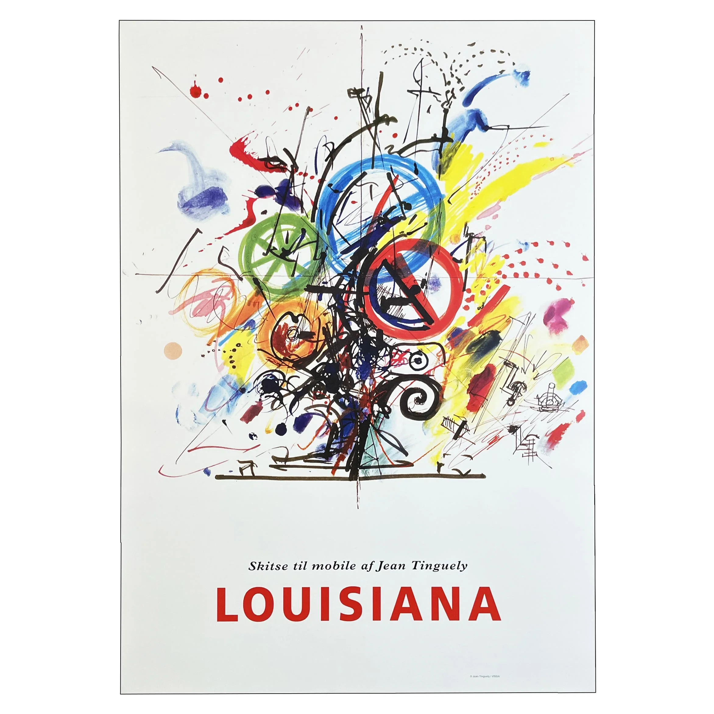 Sketch for Mobile poster by Jean Tinguely - Image 2