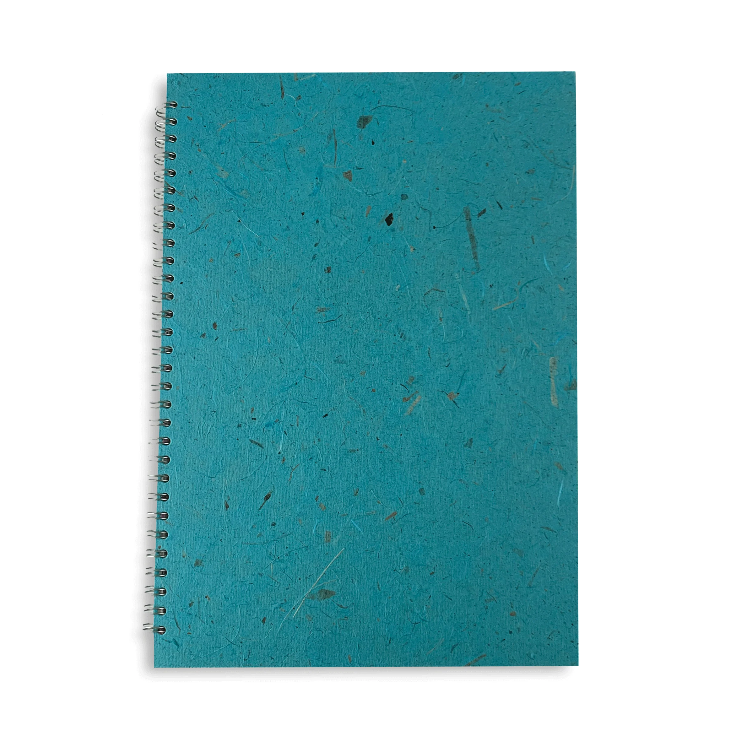 Sky A3 Portrait Spiral Bound Sketchbook by Pink Pig (silk & banana leaf tissue cover) - Image 2