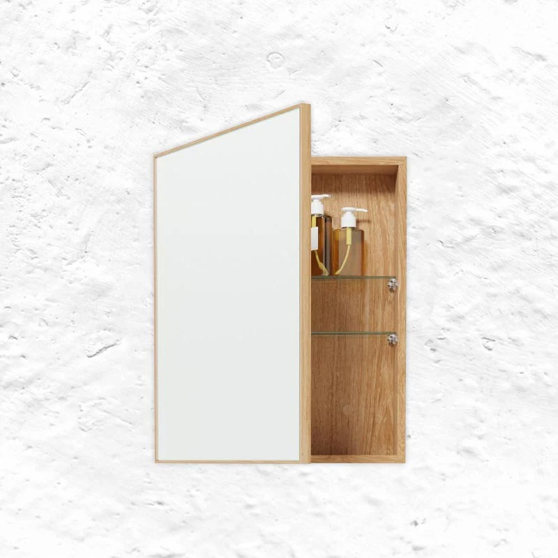 Slimline 550 Bathroom Cabinet, oak - des. Lincoln Rivers for Wireworks