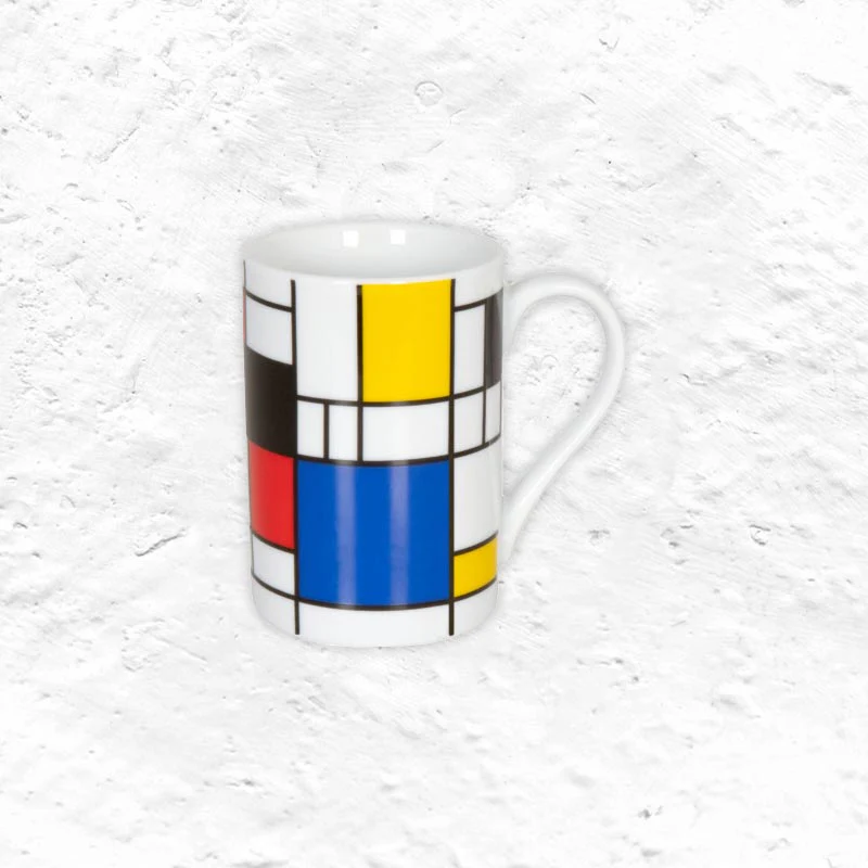 Mondrian espresso cup / mini mug by Könitz