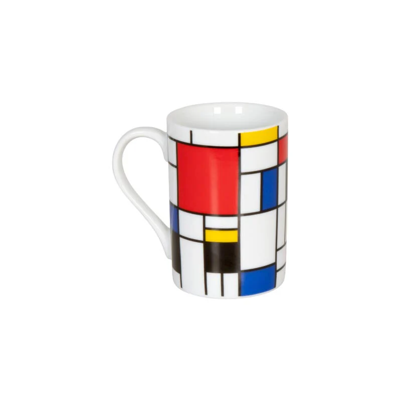 Mondrian espresso cup / mini mug by Könitz - Image 2