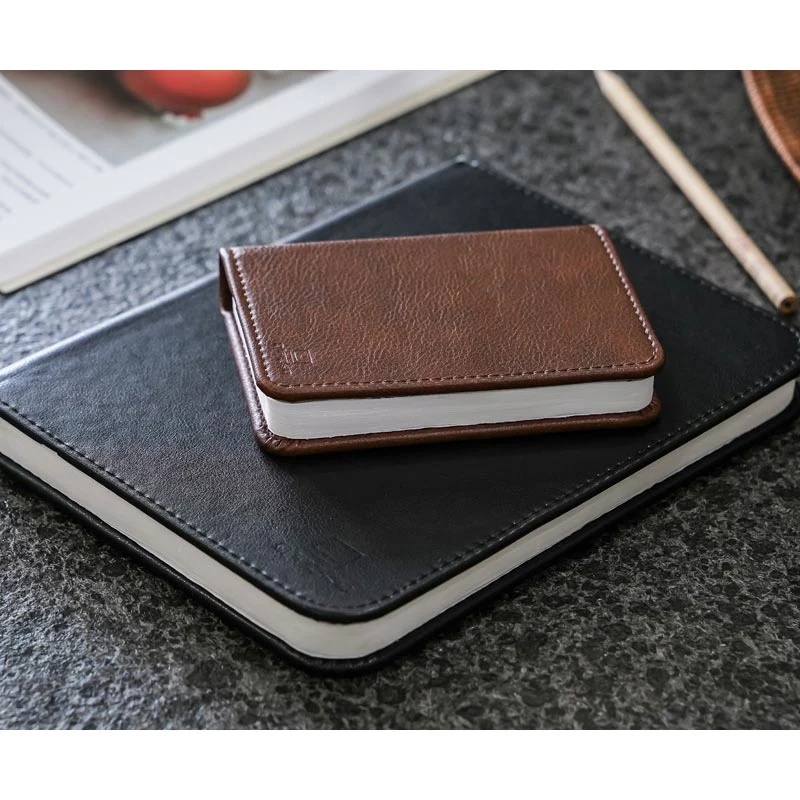 Smart Book Light Mini - Sun Recycled Brown Leather -  des. Paul and Natalie Sun - Image 5