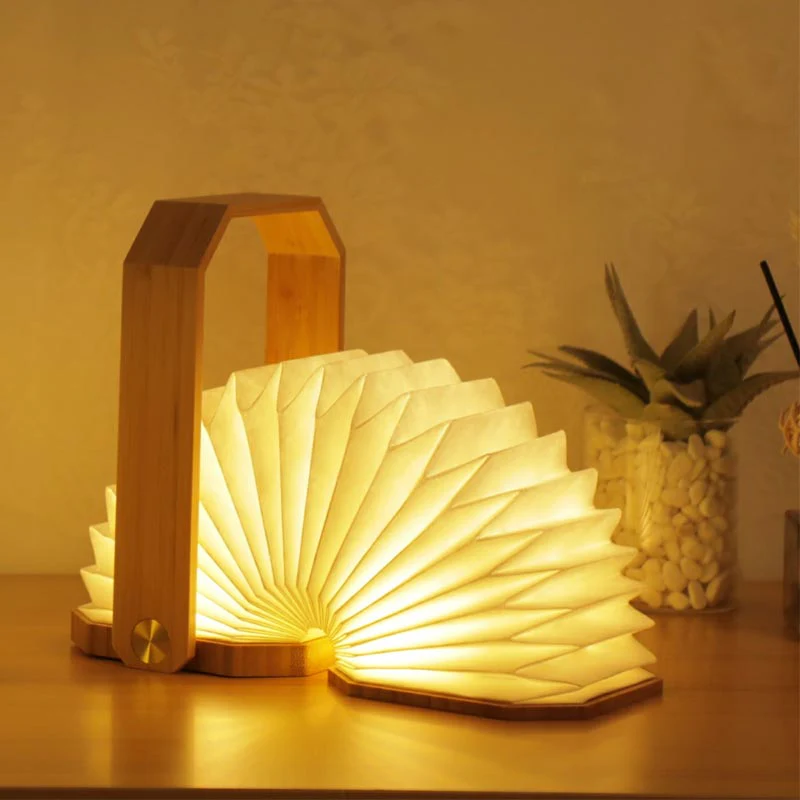 Smart Origami Lamp - Bamboo - des. Paul and Natalie Sun - Image 2
