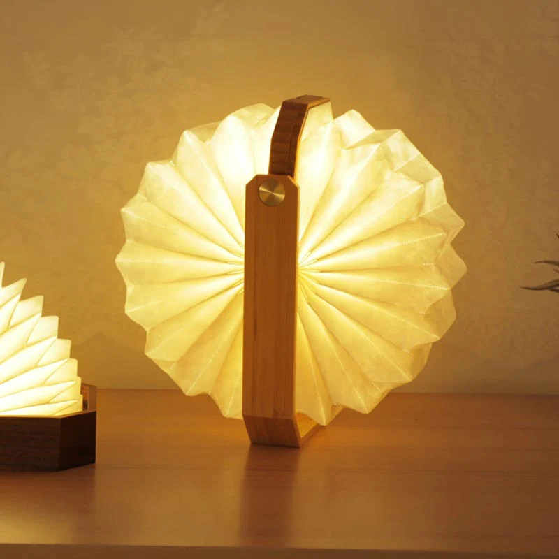 Smart Origami Lamp - Bamboo - des. Paul and Natalie Sun - Image 3