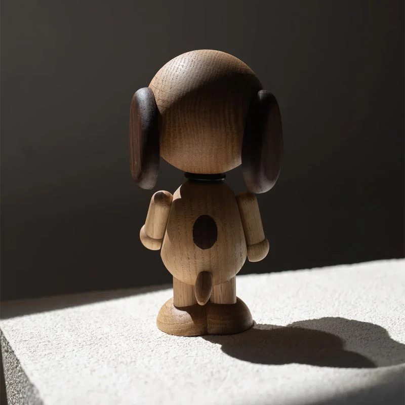 Wooden Snoopy by Boyhood -  Small, Smoked Oak - Image 2