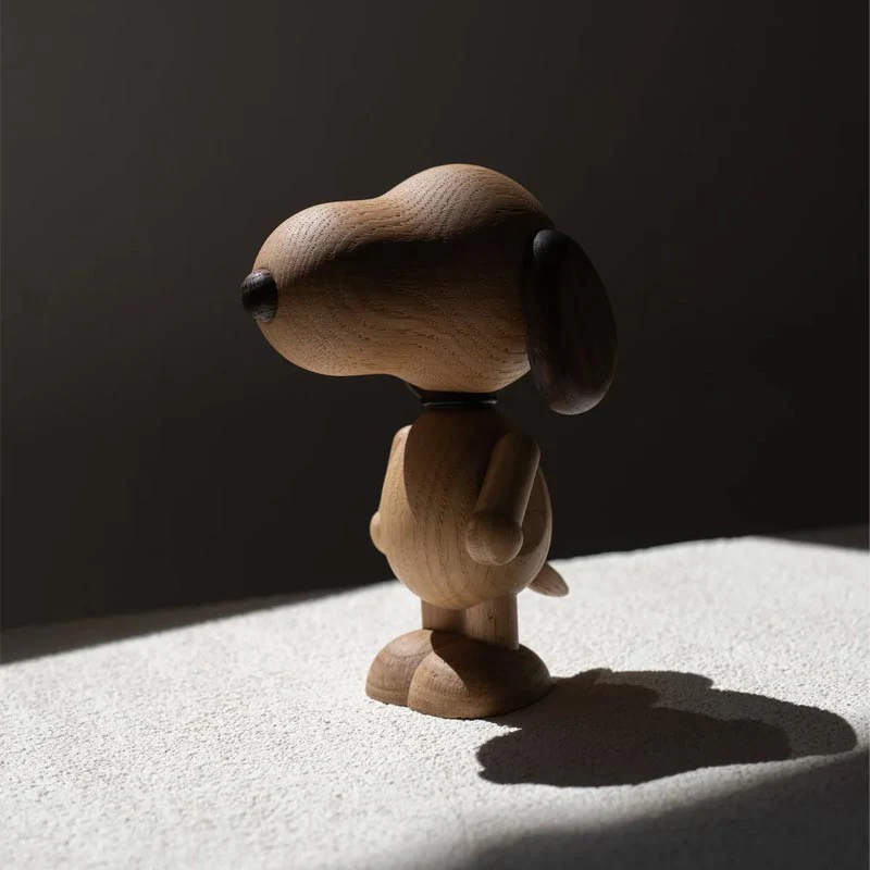Wooden Snoopy by Boyhood -  Small, Smoked Oak - Image 3
