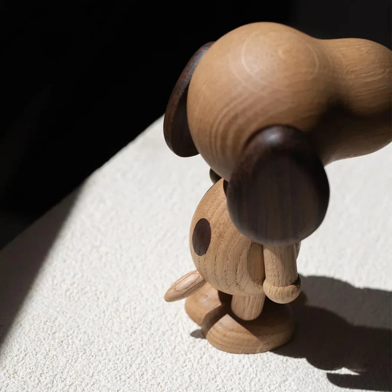 Wooden Snoopy by Boyhood -  Small, Smoked Oak - Image 5