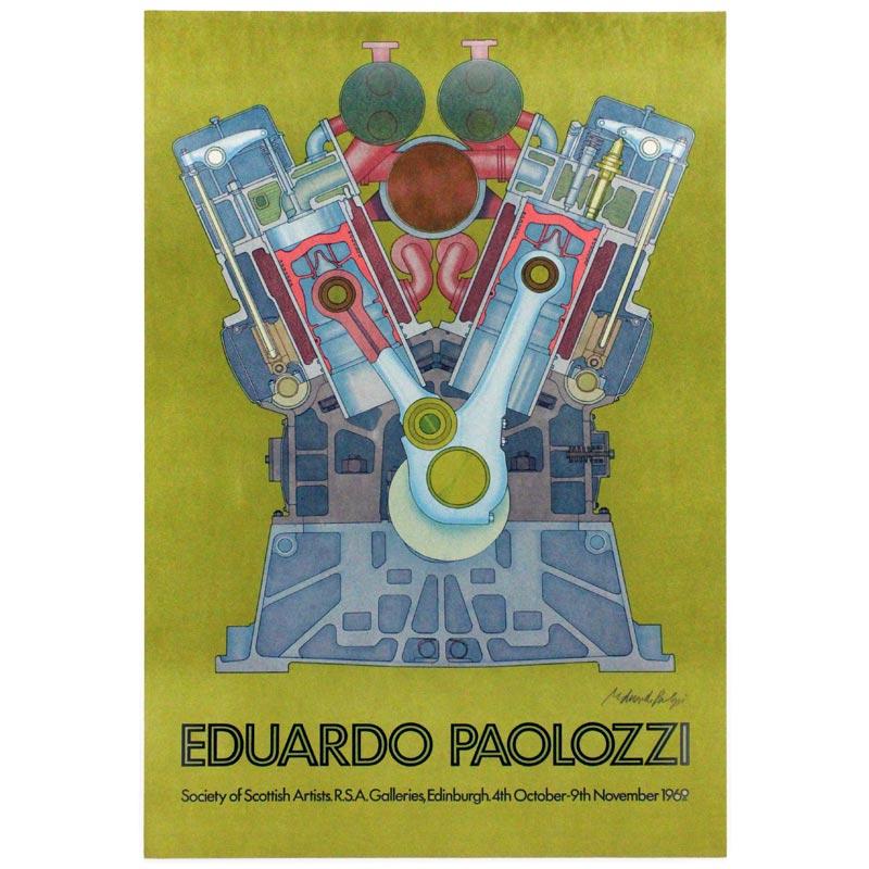 Society of Scottish Artists, 1969: signed poster by Eduardo Paolozzi - Image 4