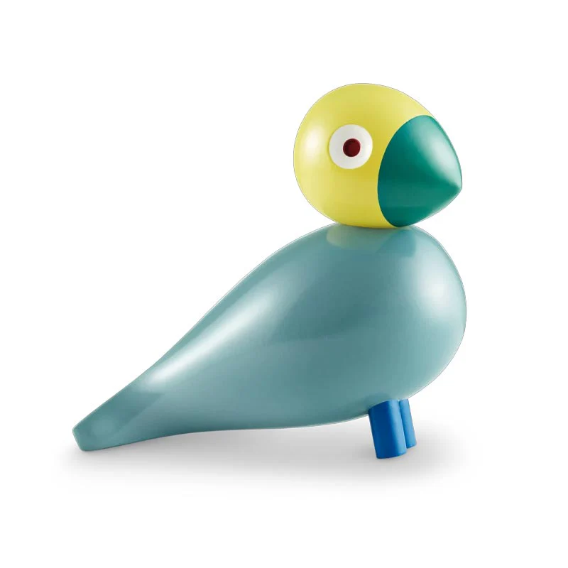 Sunshine Songbird - blue, yellow and turquoise - des. Kay Bojesen - Image 4