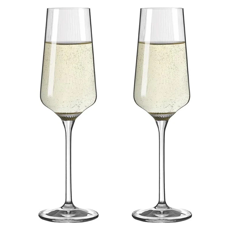 Sonnenschliff 'Sunburst' Champagne Glass (8000004) - Set of 2 - by Ritzenhoff - Image 2