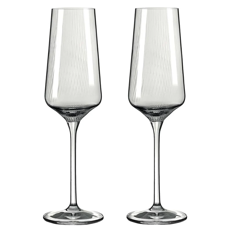 Sonnenschliff 'Sunburst' Champagne Glass (8000004) - Set of 2 - by Ritzenhoff - Image 5