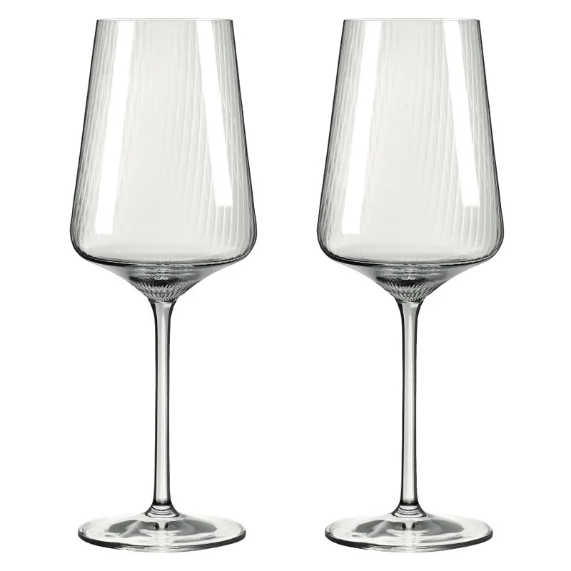 Sonnenschliff 'Sunburst' White Wine Glass (8000003) - Set of 2 - by Ritzenhoff - Image 5