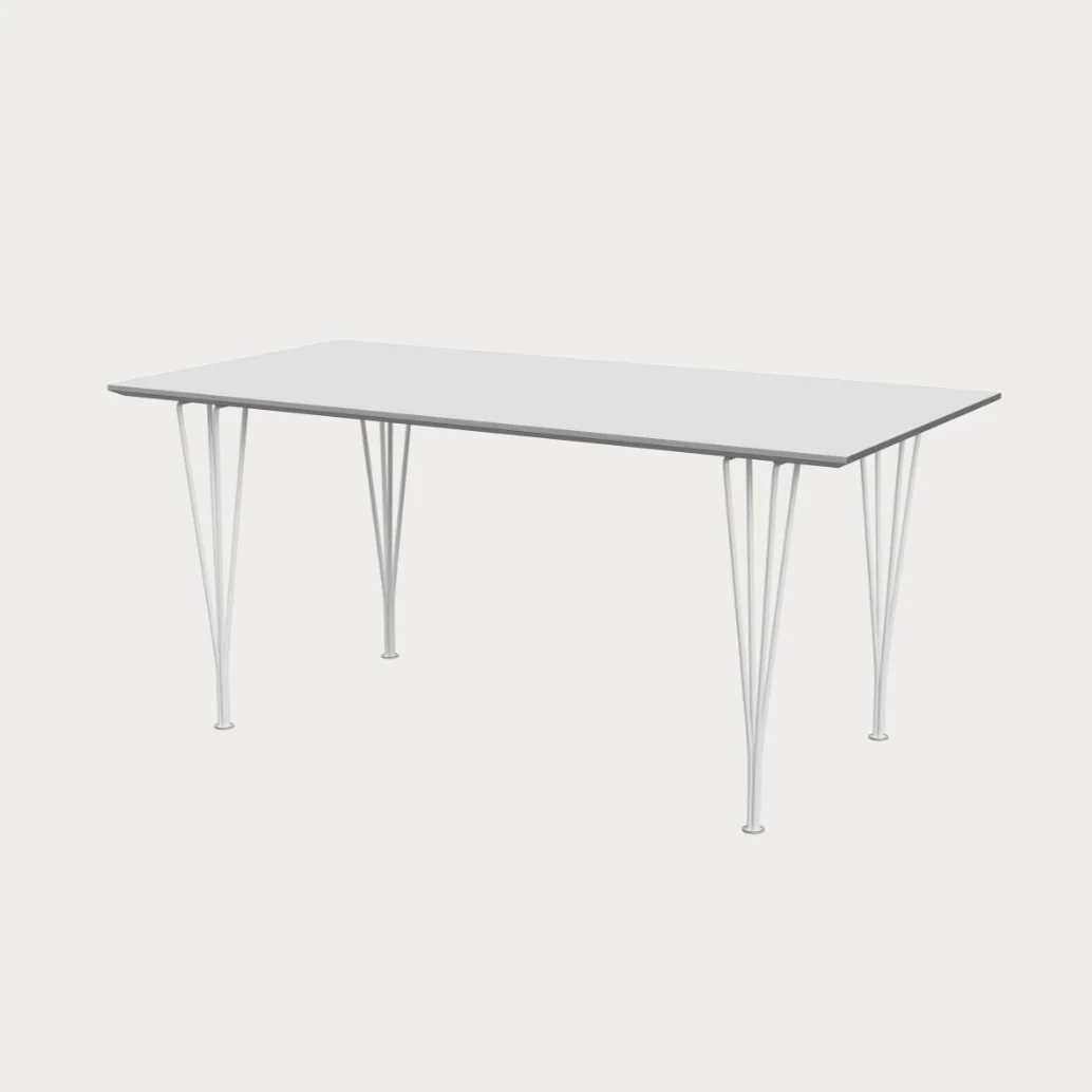 Span Leg Rectangular B638 Dining Table by Fritz Hansen - Image 4