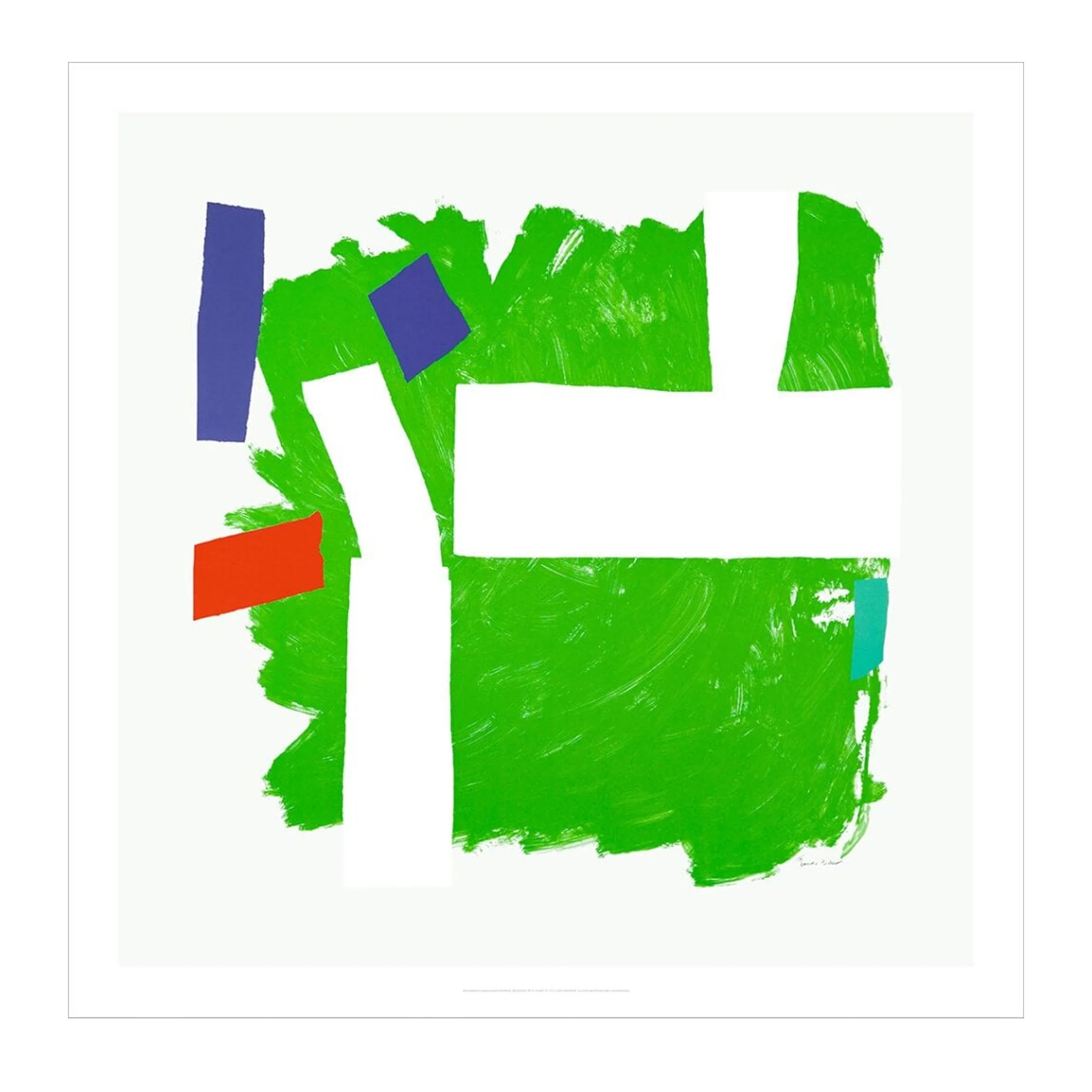 Split Second (Green) 1991-92 poster by Sandra Blow RA - Image 2