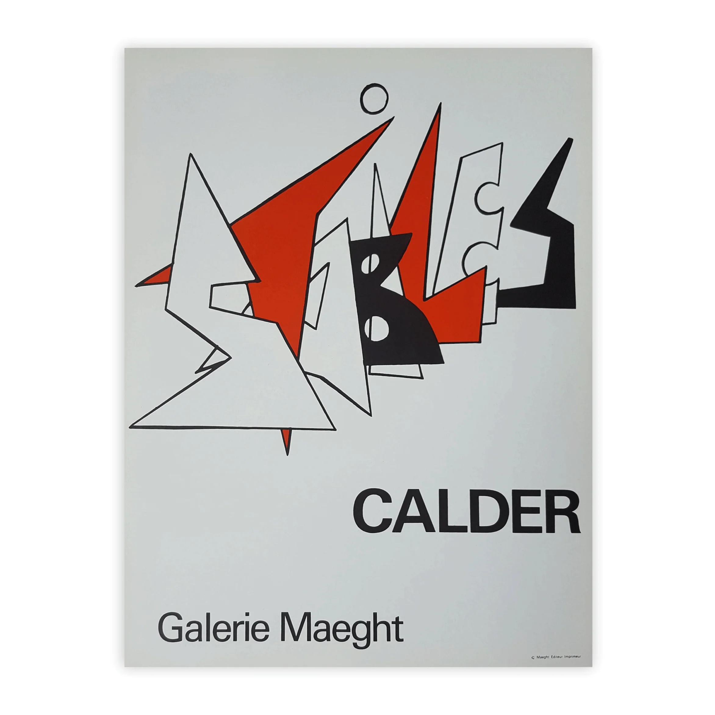 Stabiles, 1963 exhibition poster by Alexander Calder - Image 2