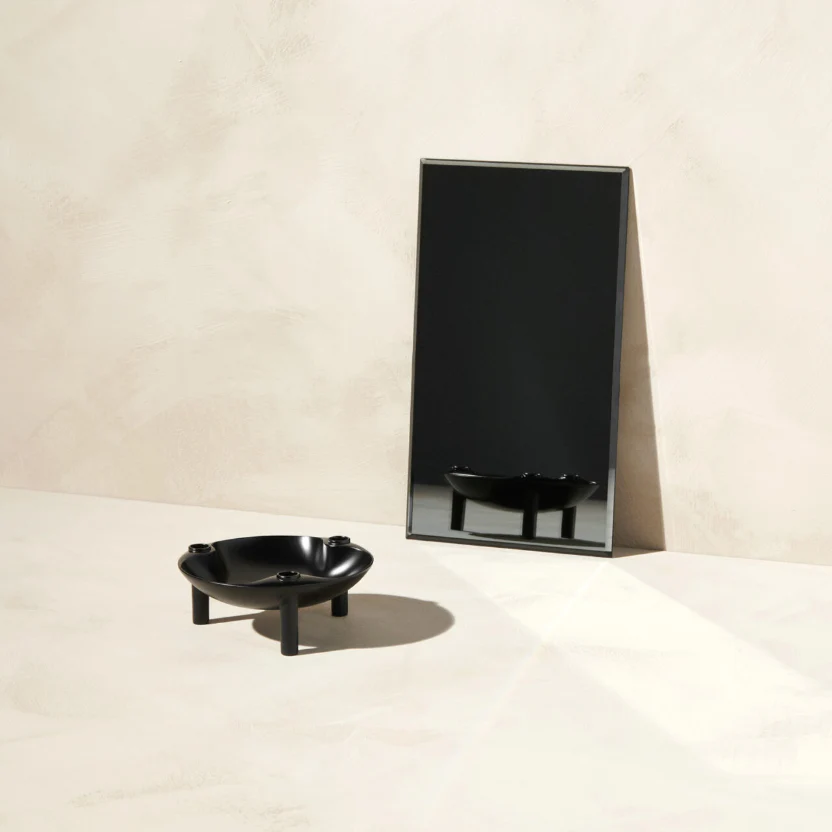 Stacking Candle Bowl des. Hans Nagel & Werner Stoff, 1960s - matte black - Image 2
