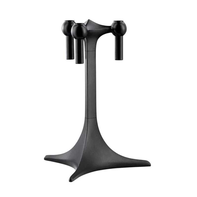 Stacking Candle Stand - des. Hans Nagel  & Werner Stoff, 1960s - black - Image 5