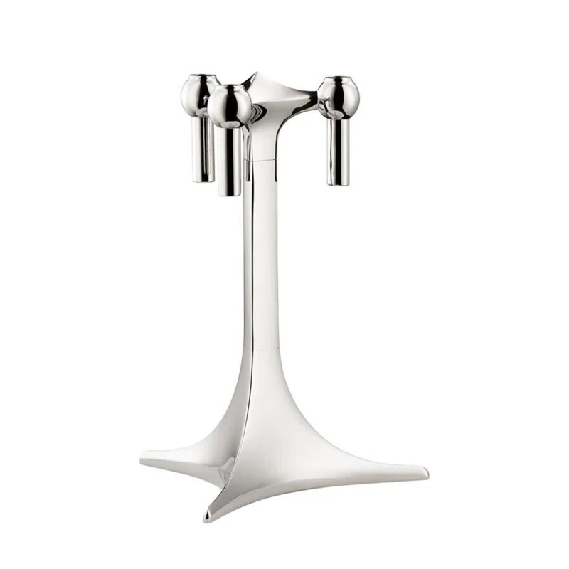Stacking Candle Stand - des. Hans Nagel & Werner Stoff, 1960s - Chrome - Image 5