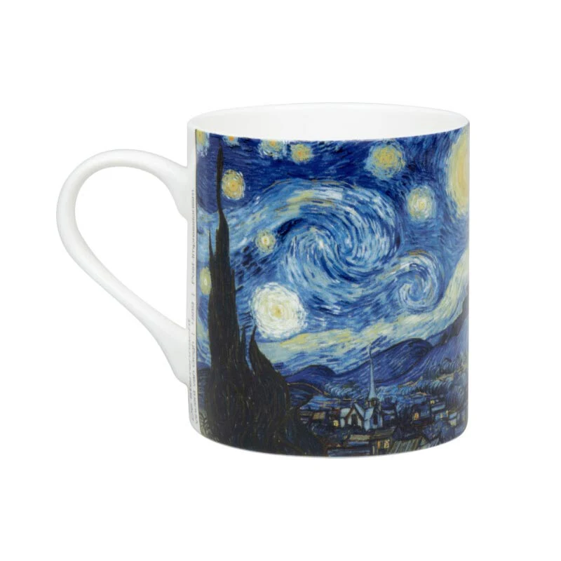 Van Gogh Starry Night Bone China Mug by Könitz - Image 2