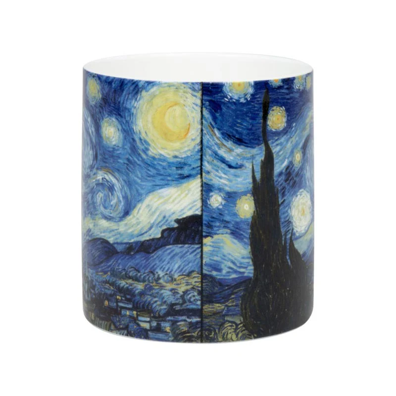 Van Gogh Starry Night Bone China Mug by Könitz - Image 3