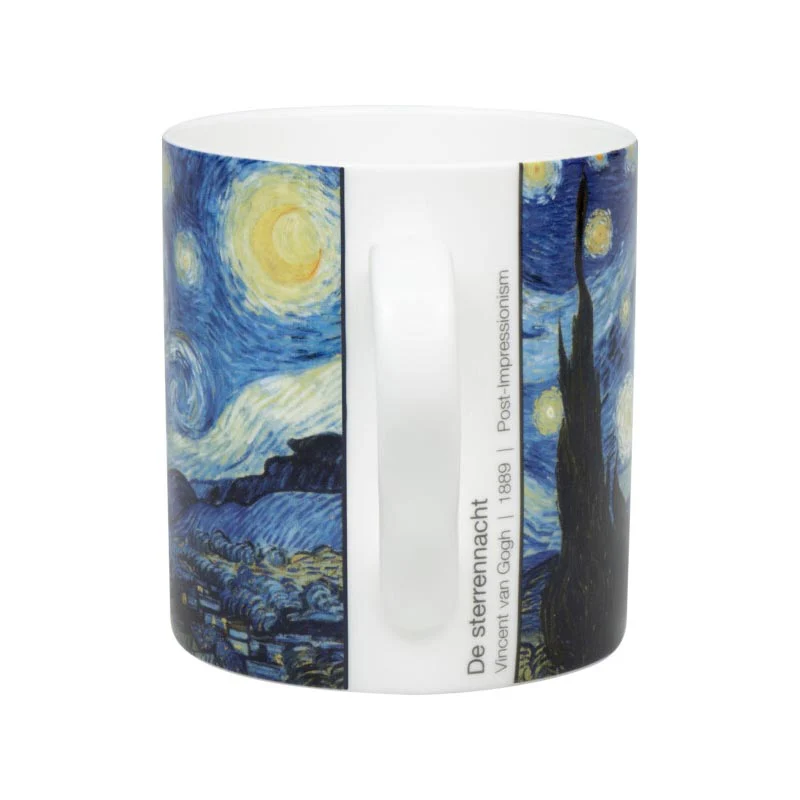 Van Gogh Starry Night Bone China Mug by Könitz - Image 4