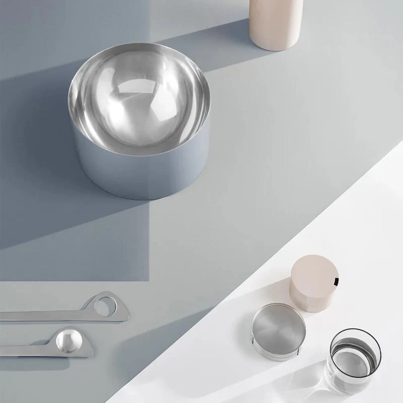 AJ Cylinda-Line Salad Servers, des. Arne Jacobsen for Stelton - Image 2