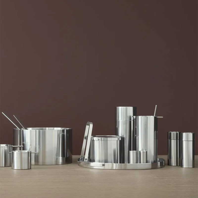 AJ Cylinda-Line Salad Servers, des. Arne Jacobsen for Stelton - Image 3