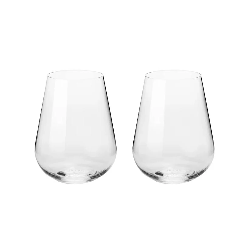 Stemless Wine & Water Glasses - Set of 2 - by Richard Brendon and Jancis Robinson - Image 7