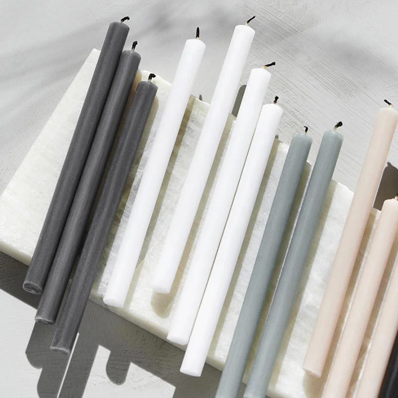 Stoff Candles - set of 12, anthracite - Image 3