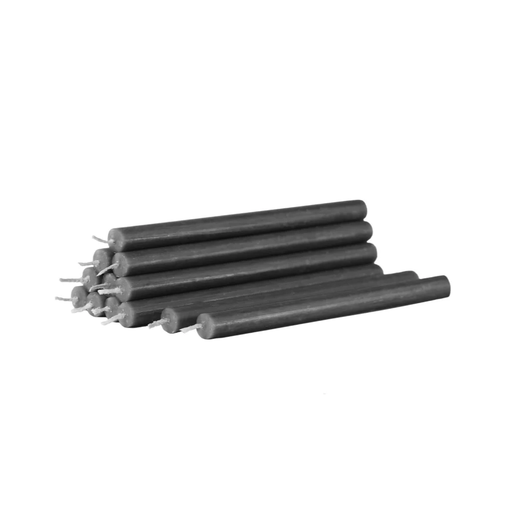 Stoff Candles - set of 12, anthracite - Image 4