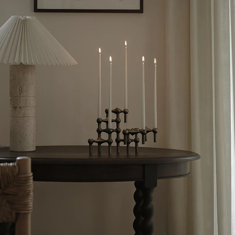 Taper candles - 6pcs - white by STOFF Nagel - Image 6