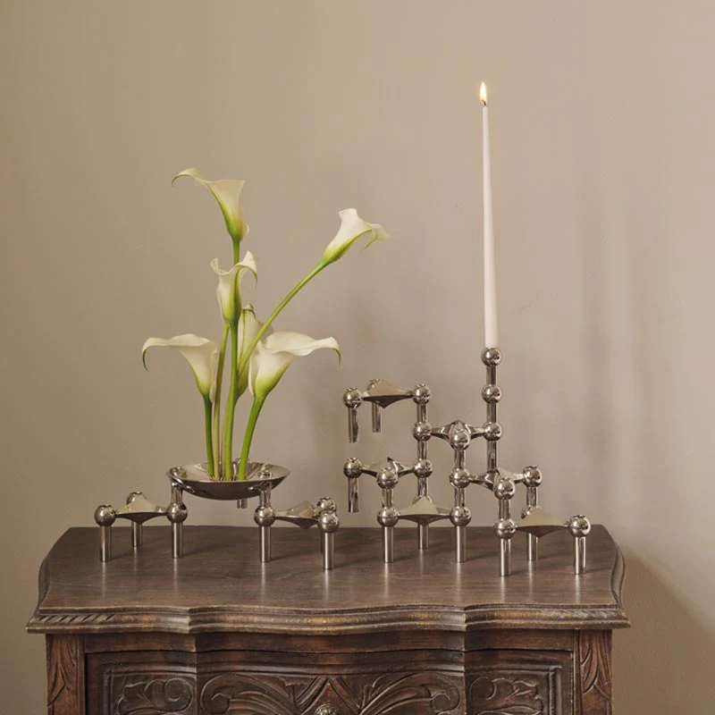 Taper candles - 6pcs - white by STOFF Nagel - Image 7