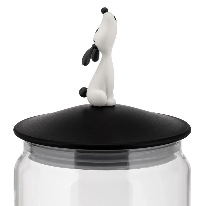 LulaJar (Black) - Storage Jar for Dog Food - des. Miriam Mirri for Alessi - Image 3