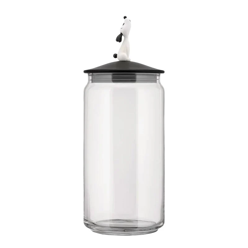 LulaJar (Black) - Storage Jar for Dog Food - des. Miriam Mirri for Alessi - Image 4