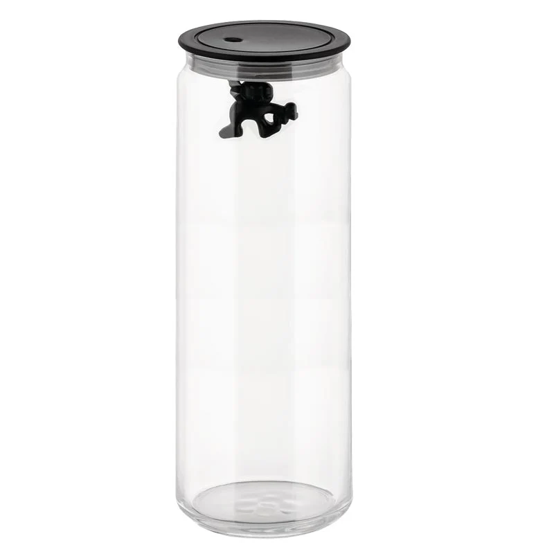 Gianni Storage Jar Extra Large (08) - Black - des. Matti di Rosa for Alessi - Image 4