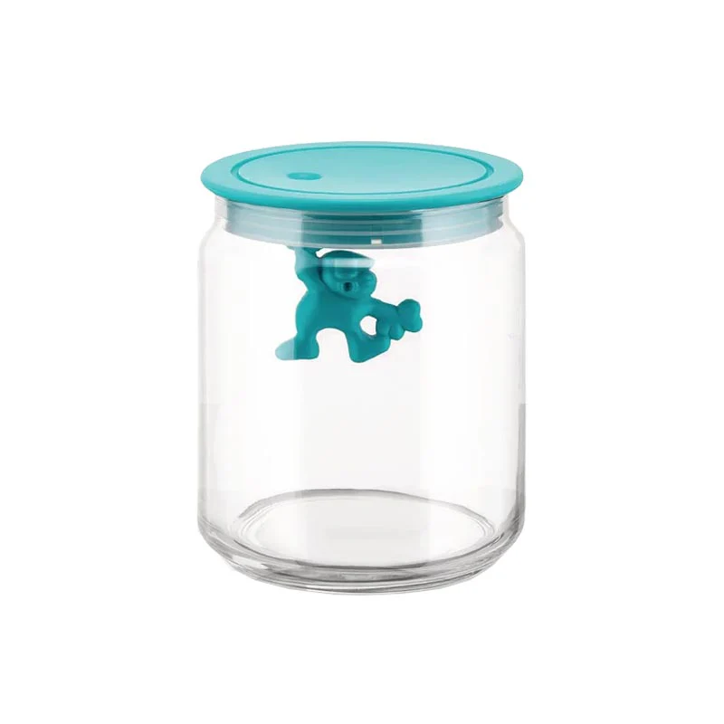 Gianni Storage Jar Small (04) - Light Blue - des. Matti di Rosa for Alessi - Image 2