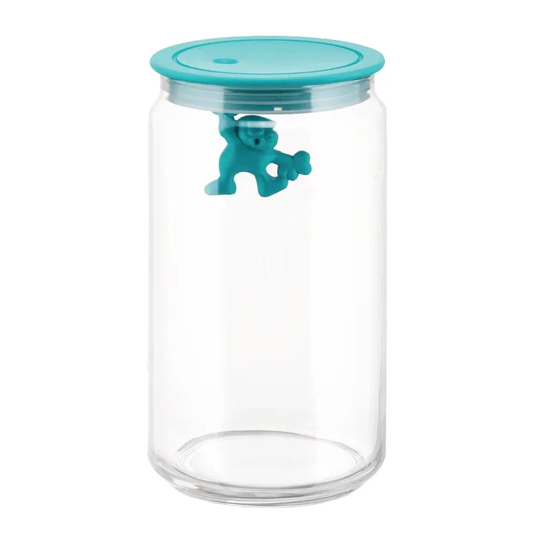 Gianni Storage Jar Large (06) - Light Blue - des. Matti di Rosa for Alessi - Image 2