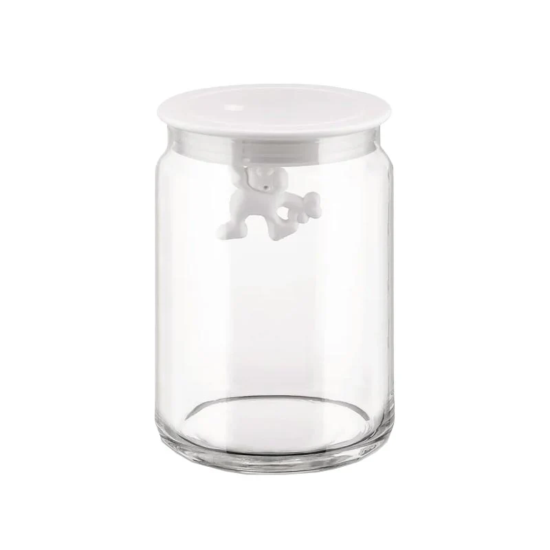 Gianni Storage Jar Medium (05) - White - des. Mattia di Rosa for Alessi - Image 2