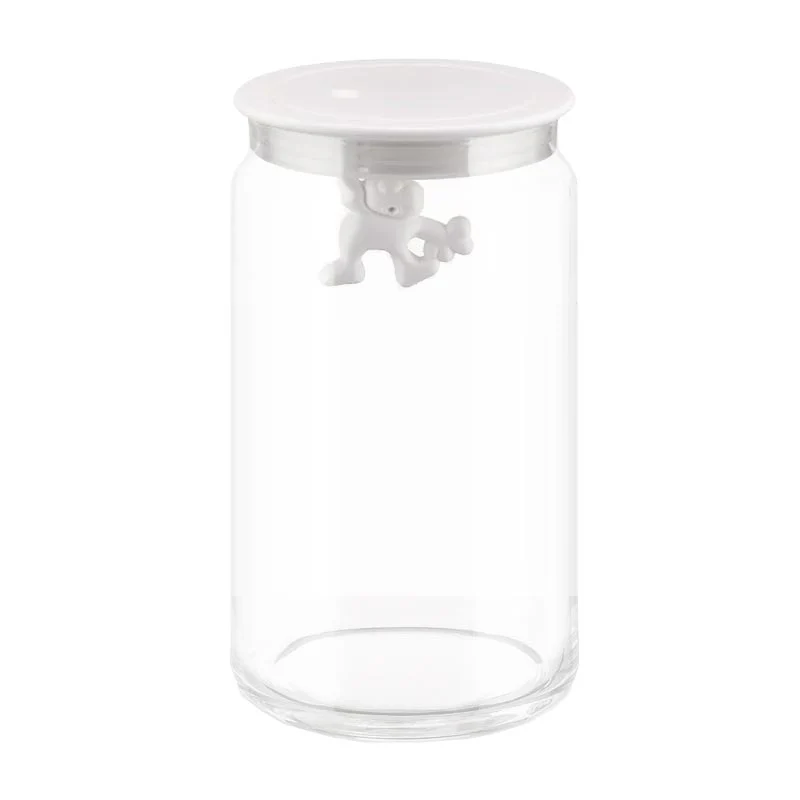 Gianni Storage Jar Large (06) - White - des. Mattia di Rosa for Alessi - Image 2