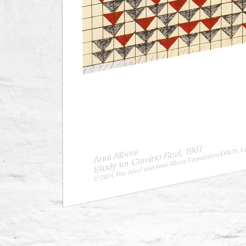 Study for Camino Real poster by Anni Albers - Image 3