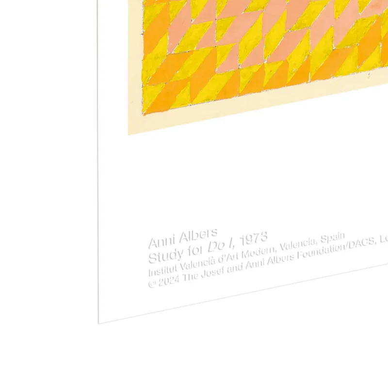 Study for Do I poster by Anni Albers - Image 2