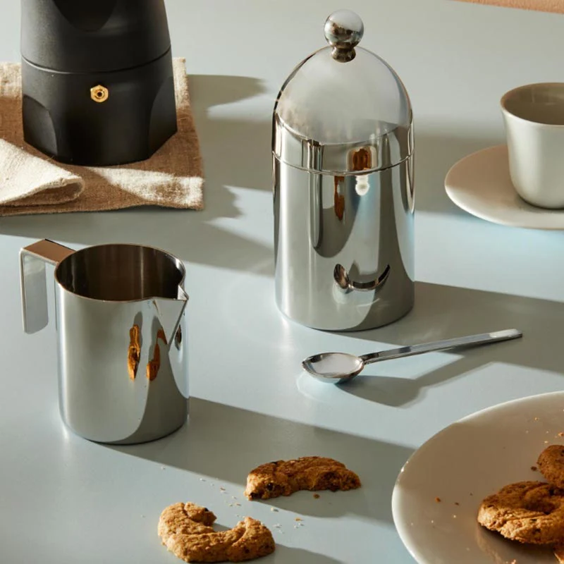 Sugar Bowl with Spoon - des. Aldo Rossi, for Alessi - Image 4