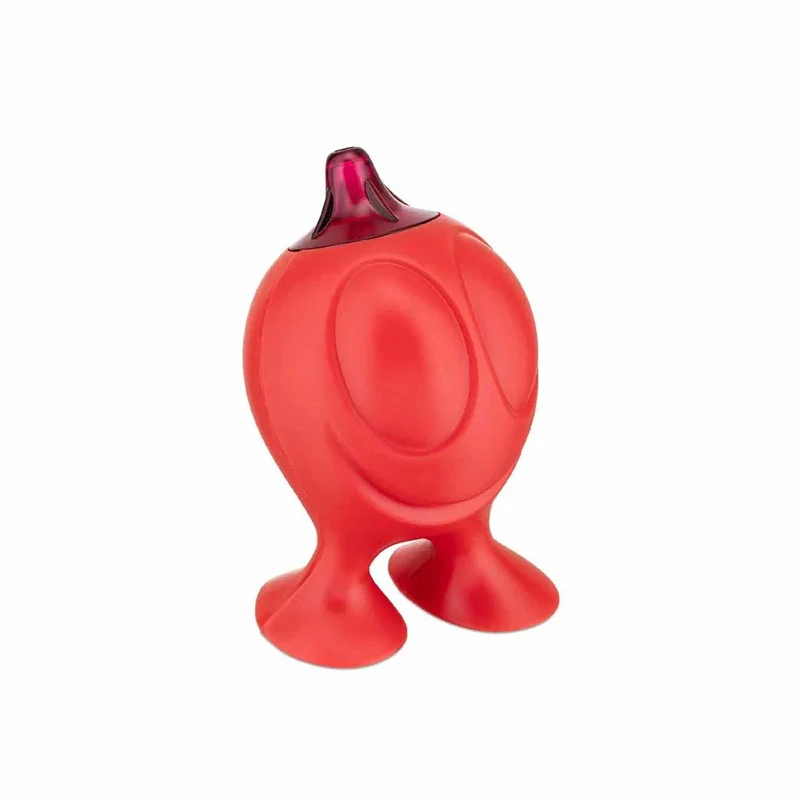 Gino Zucchino Sugar Castor - red - des. Guido Venturini for Alessi - Image 2