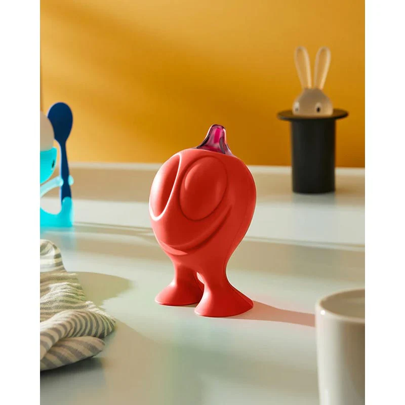 Gino Zucchino Sugar Castor - red - des. Guido Venturini for Alessi - Image 3