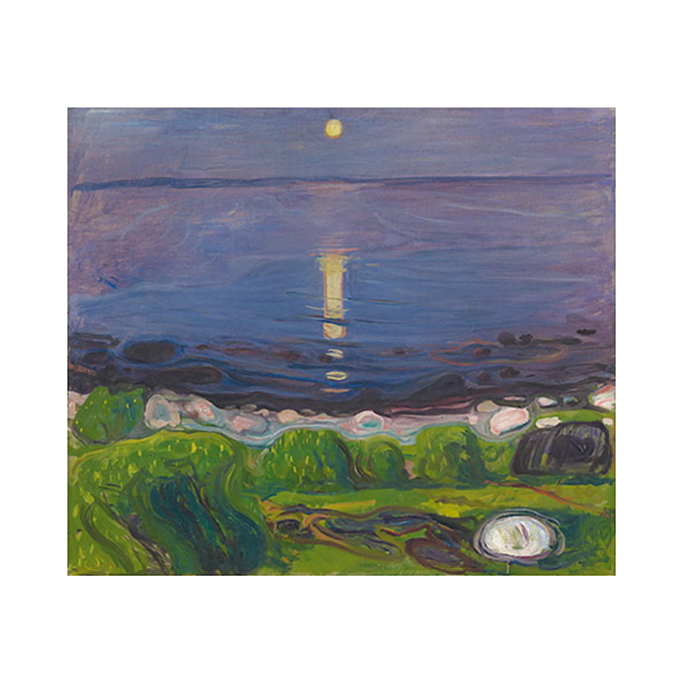Summer Night on the Beach, 1902-03 poster by Edvard Munch - edition of 500 - Image 2