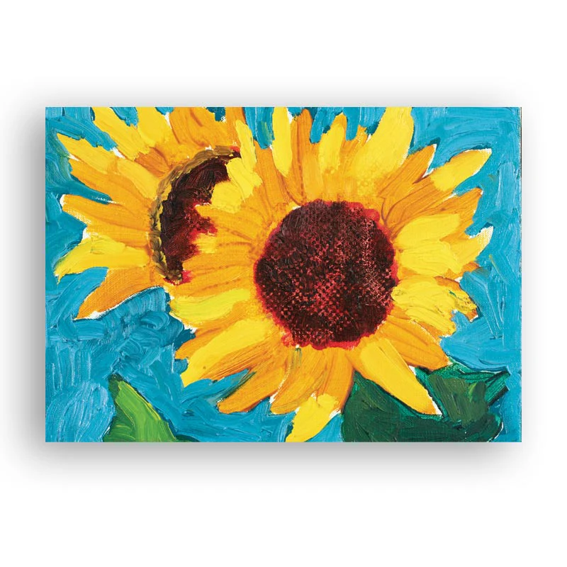 Sunflowers for Hope and Joy Greetings Cards by David Hockney - Pack of 5 - Image 6