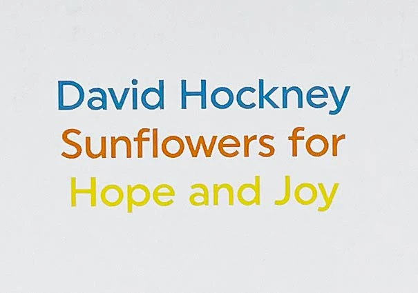 Sunflowers for Hope and Joy Greetings Cards by David Hockney - Pack of 5 - Image 7