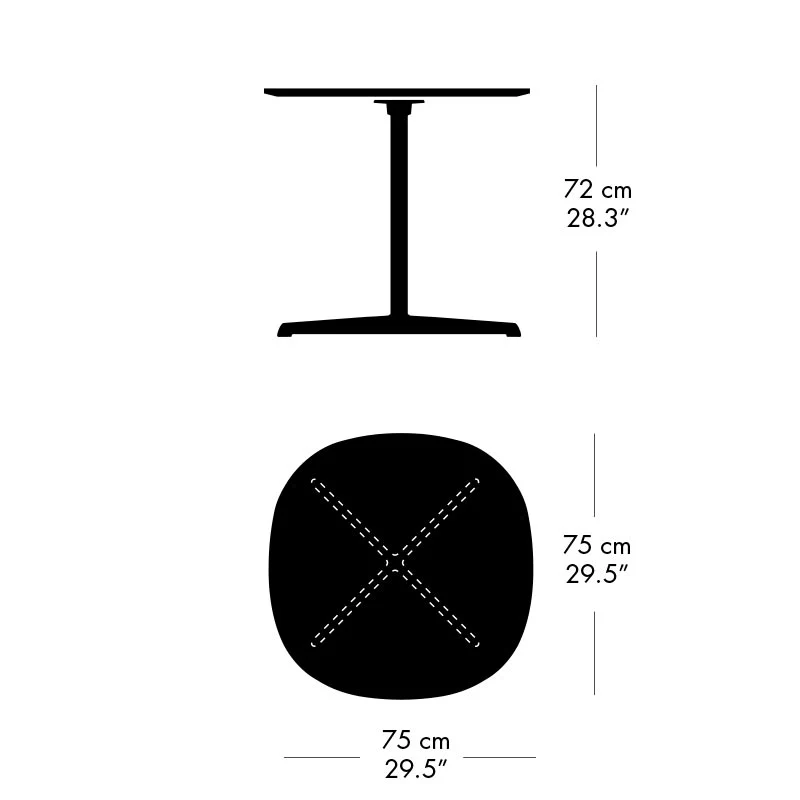 Super-Circular™ A602 Table des. Arne Jacobsen (made by Fritz Hansen) - Image 3