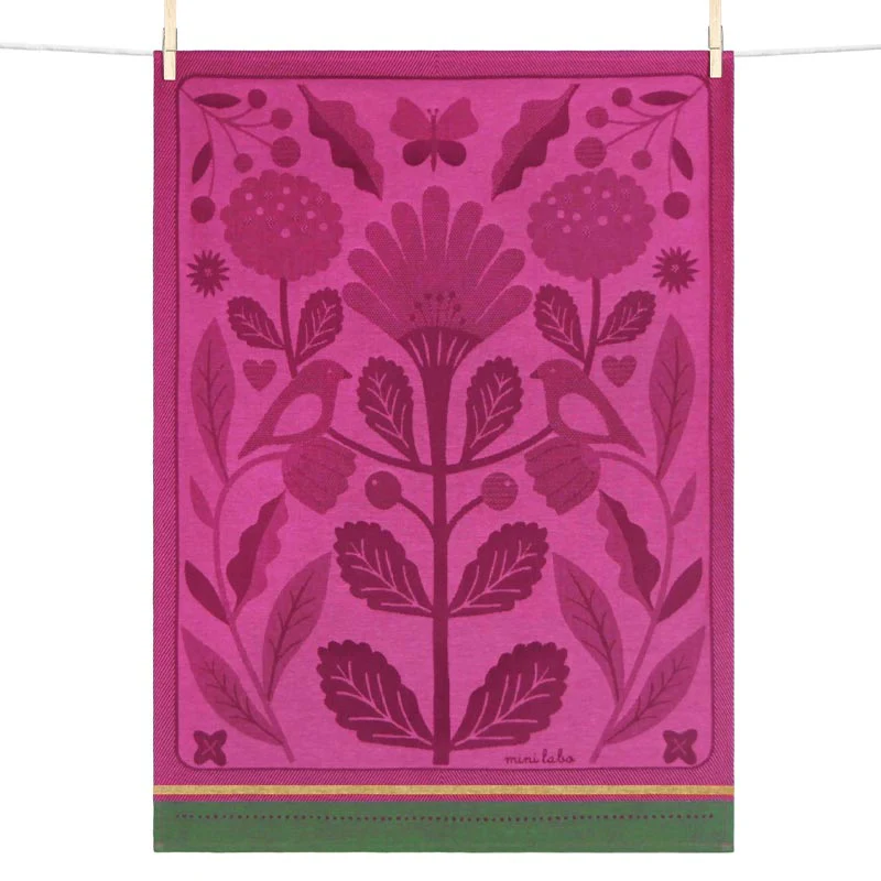 Swallows (Hirondelles) Tea Towel, by Tissage Moutet - Image 2